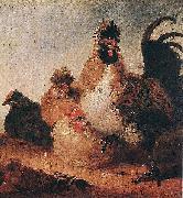 Aelbert Cuyp, Rooster and Hens.